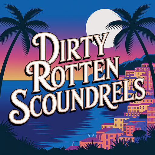 MagicFox logo for Dirty Rotten Scoundrels the Broadway musical keyboard programming