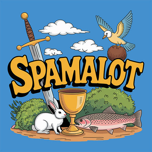 MagicFox logo for Spamalot the Broadway musical keyboard programming